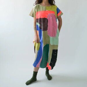 "State The Label" brand; paint by numbers house dress